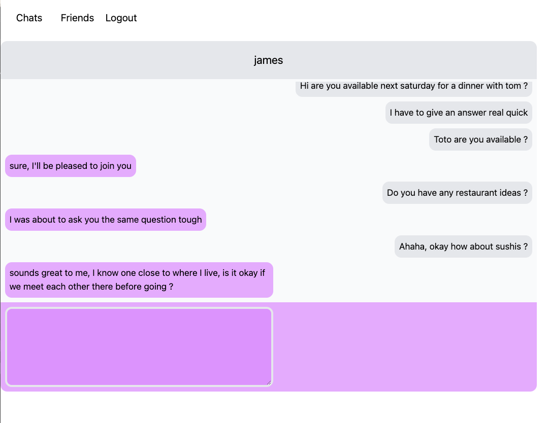 Chat app